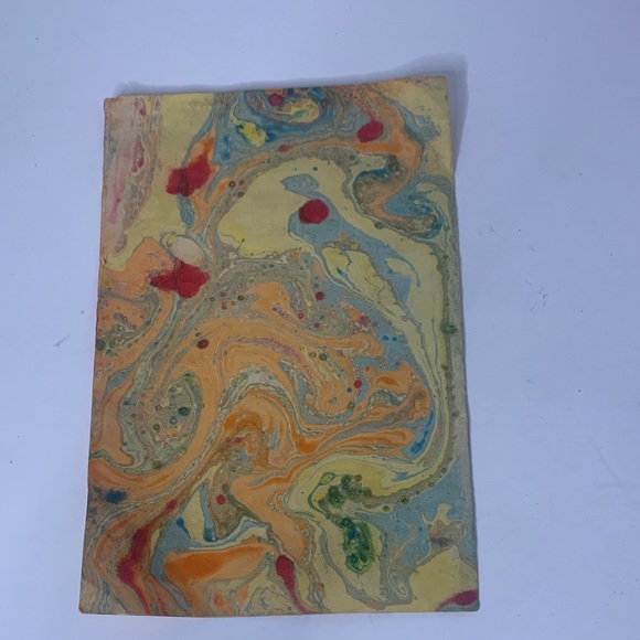 Abstract Swirl Canvas Art in Multicolor 9x6 inch - Picture 1 of 2